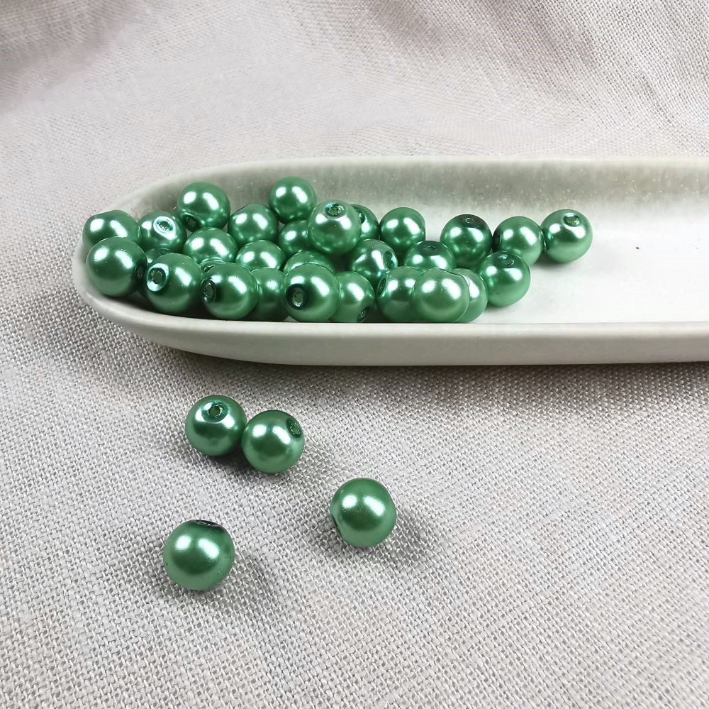 Glasvax 8mm grön