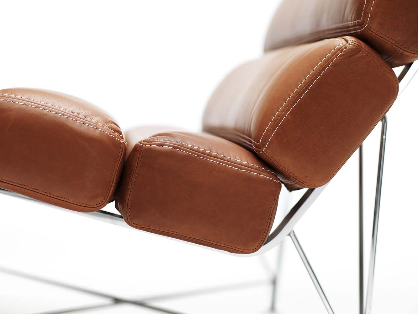 Spider Chair Armchair (Dakota leather) - Dux  - 6