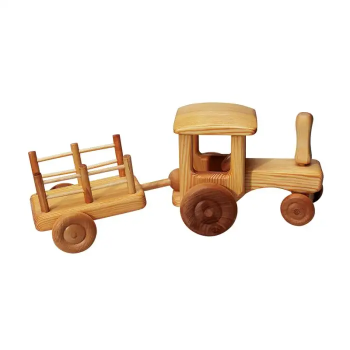 Stor Traktor med vagn