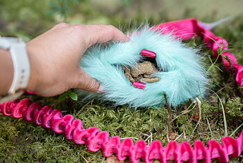 Elastisk belöningsjagarkampis fuskpäls M