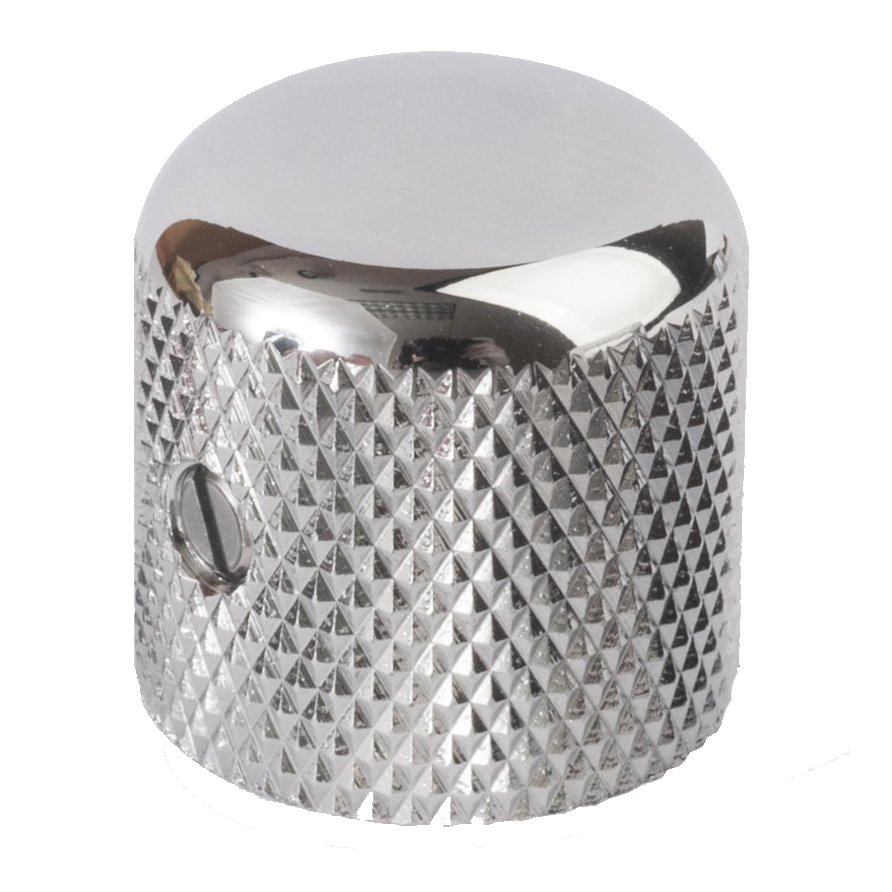 Metal Potentiometer Half Dome Knob (Set screw) - 4