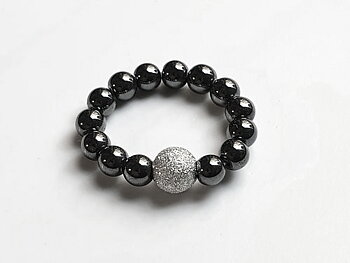 JOD Glitter: large, ring, 925 silver