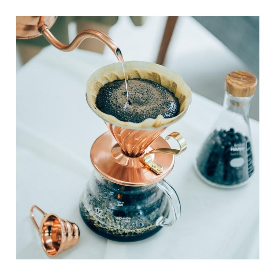 Hario - V60 02 - Copper Coffee Dripper - 2kopps modell - koppar - 2