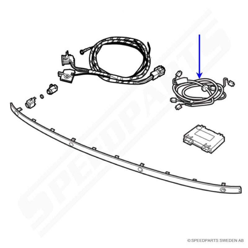 Wire harness SPA sensor 9-3 