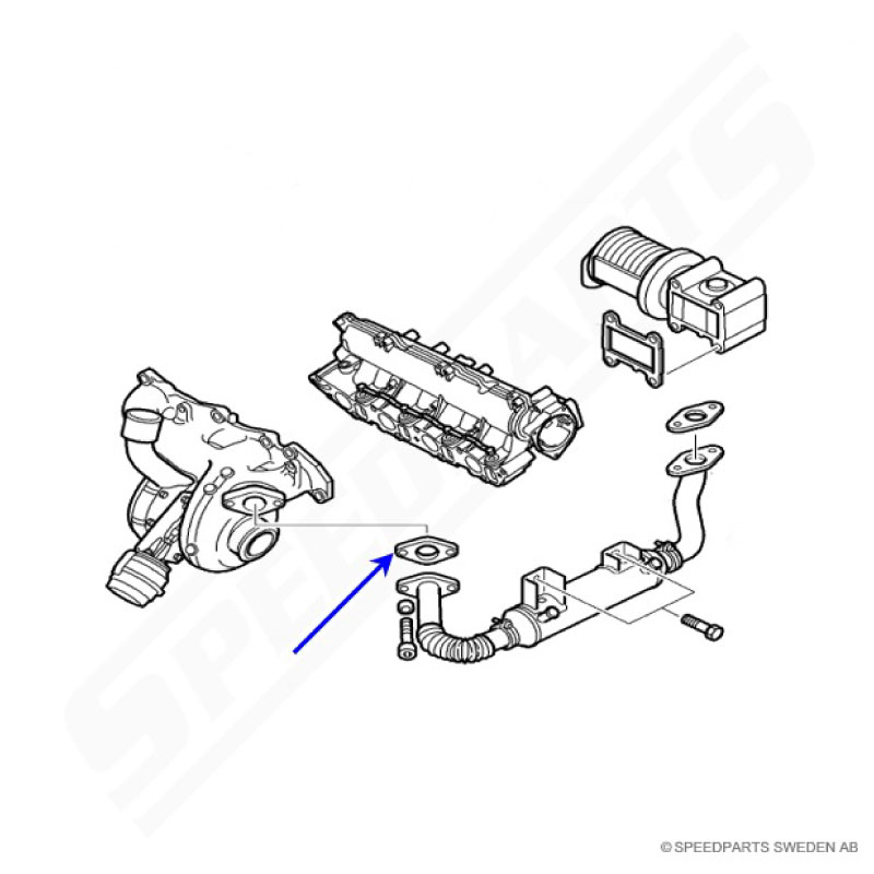 Gasket EGR pipe