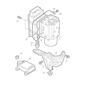 Elektronikenhet ABS ( ej ESP )
