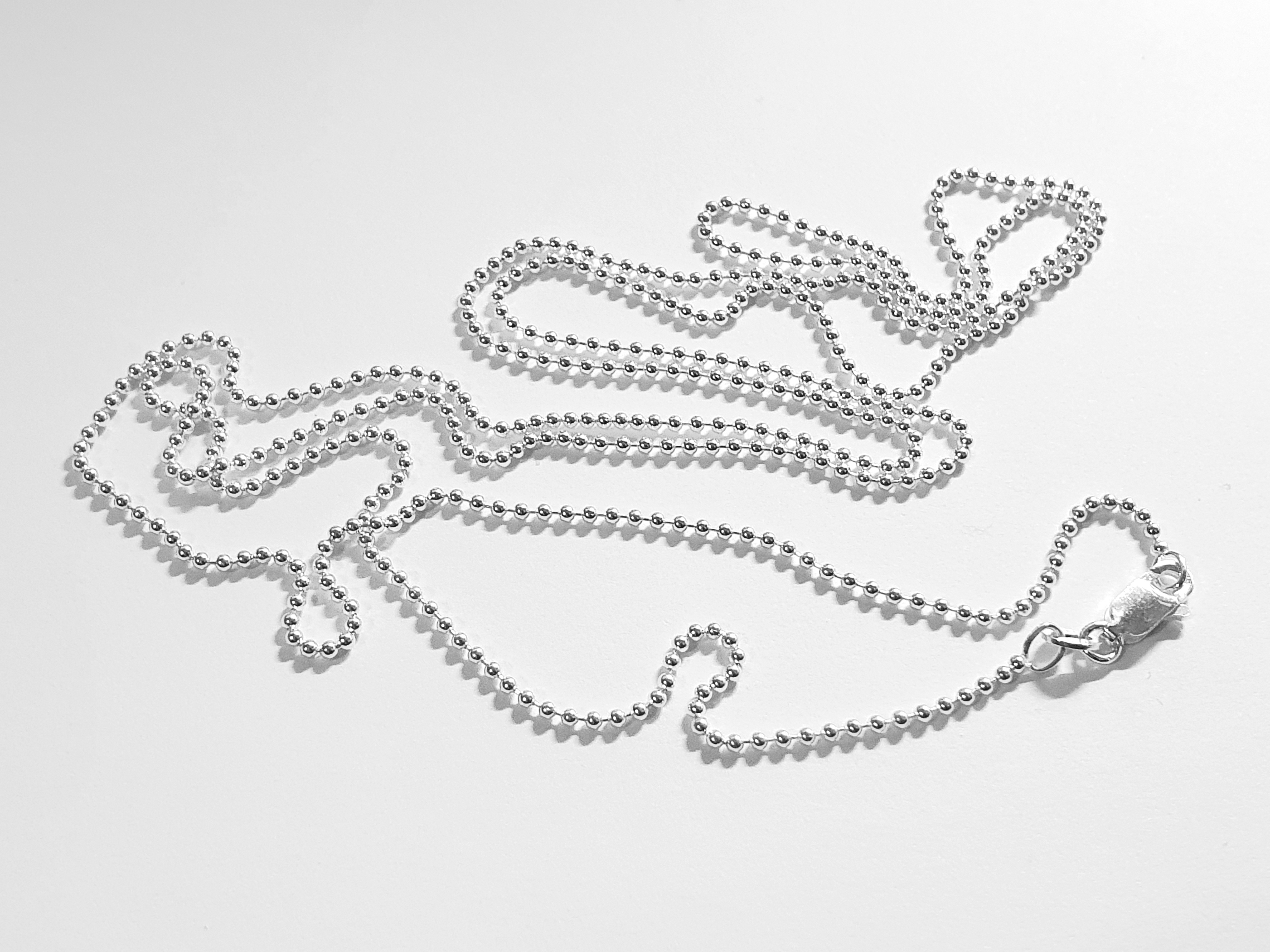 Ballchain 1.5mm 90cm 925-silver