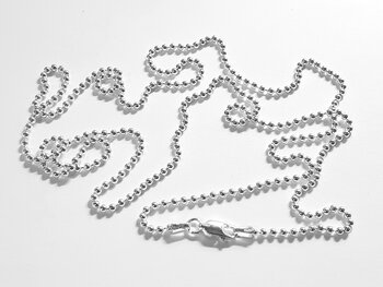 Kulkedja 2.0 mm, 80 cm styck 925-silver