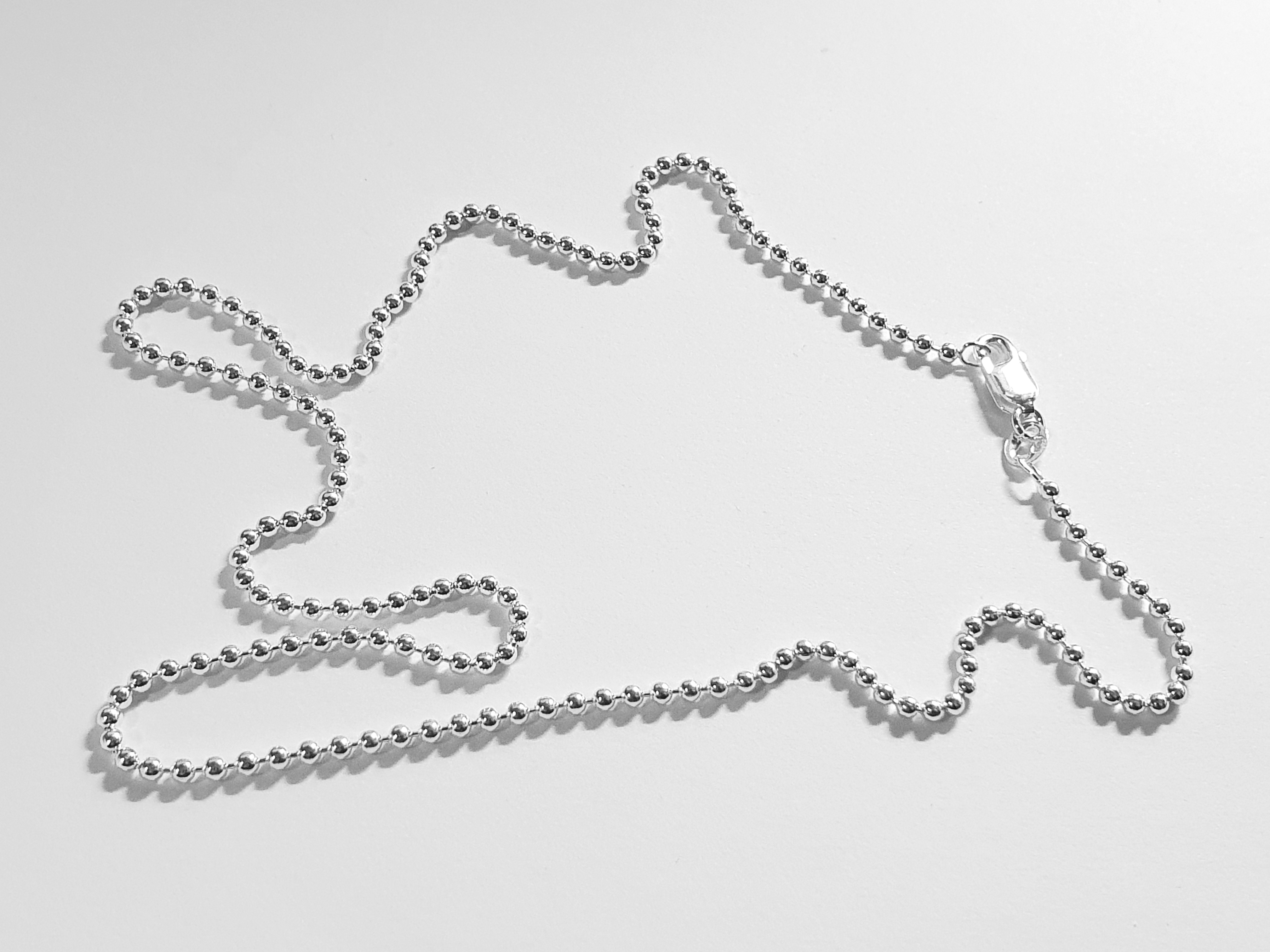 Kulkedja 2.0 mm, 42 cm styck 925-silver