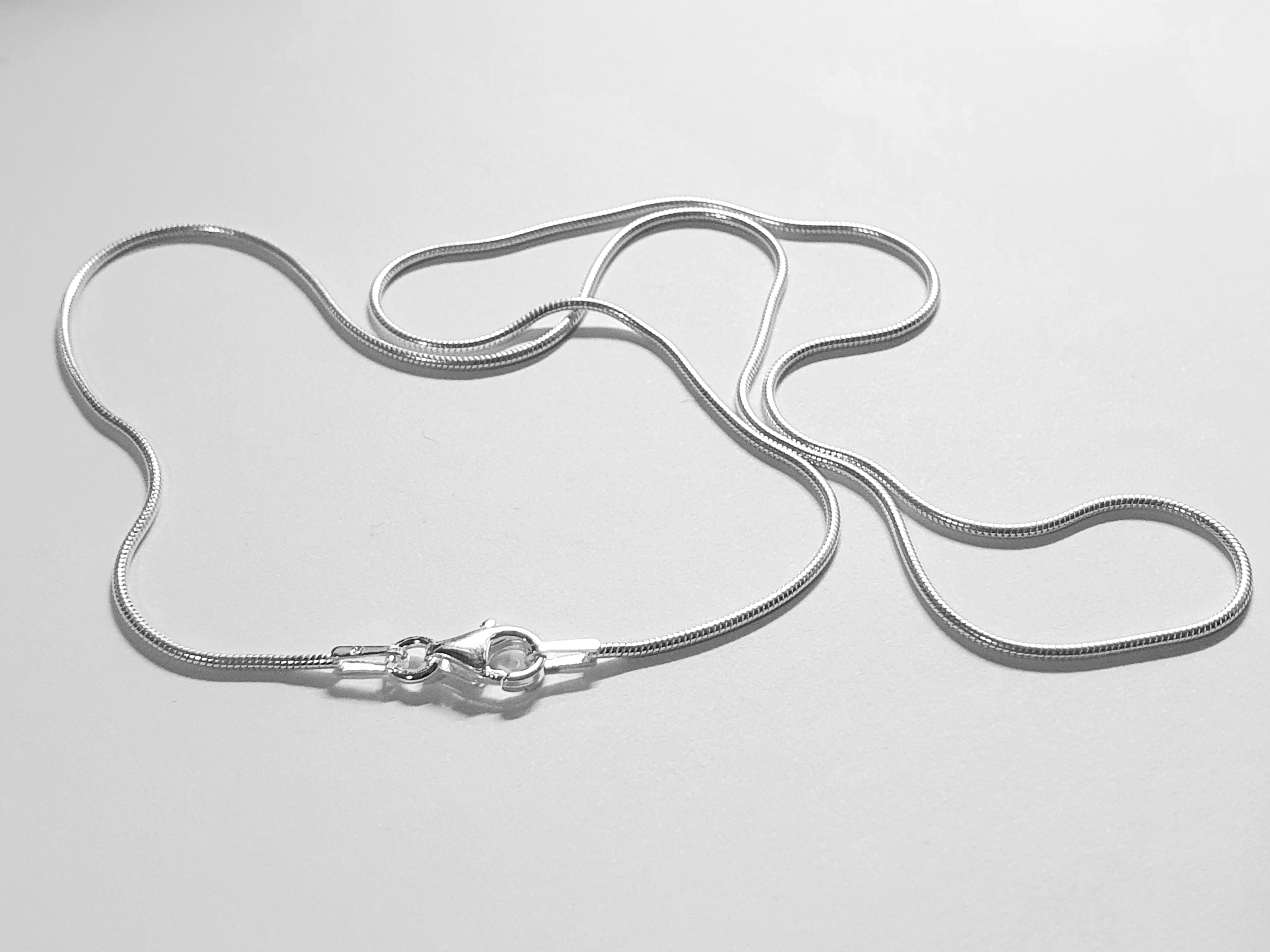 Snakechain 42cm, 925-silver