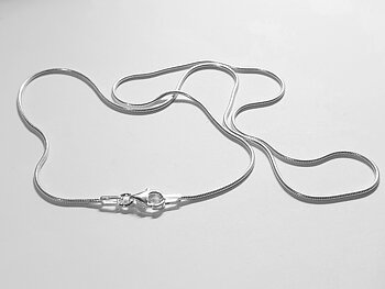 Snake chain, 42 cm, 1.1 mm, 925 silver