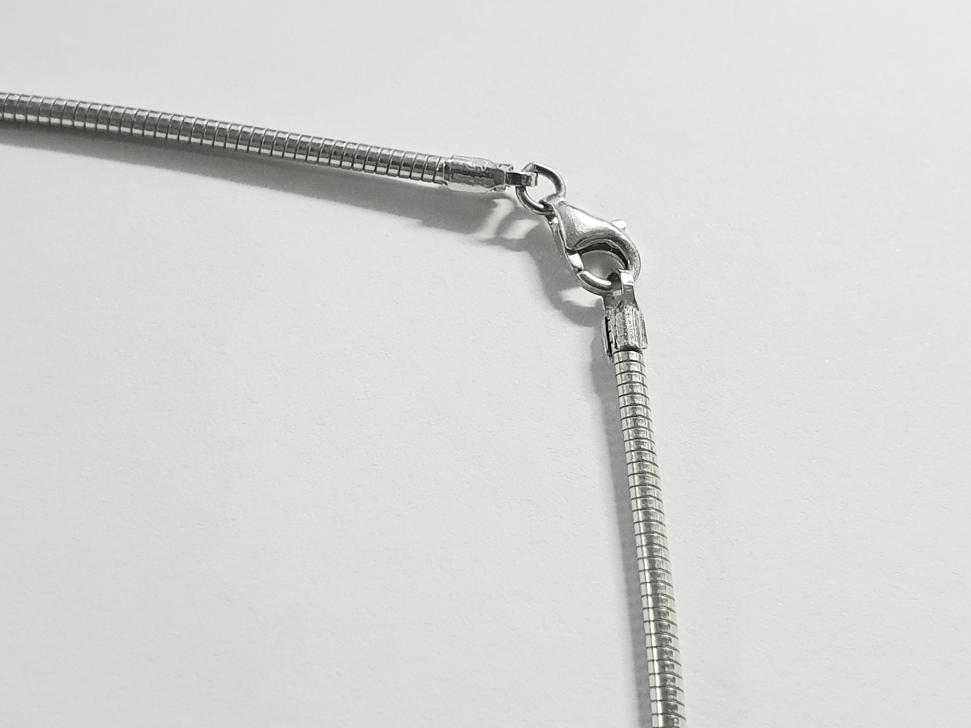 Omegakedja 2.0 mm 45 cm styck 925-silver