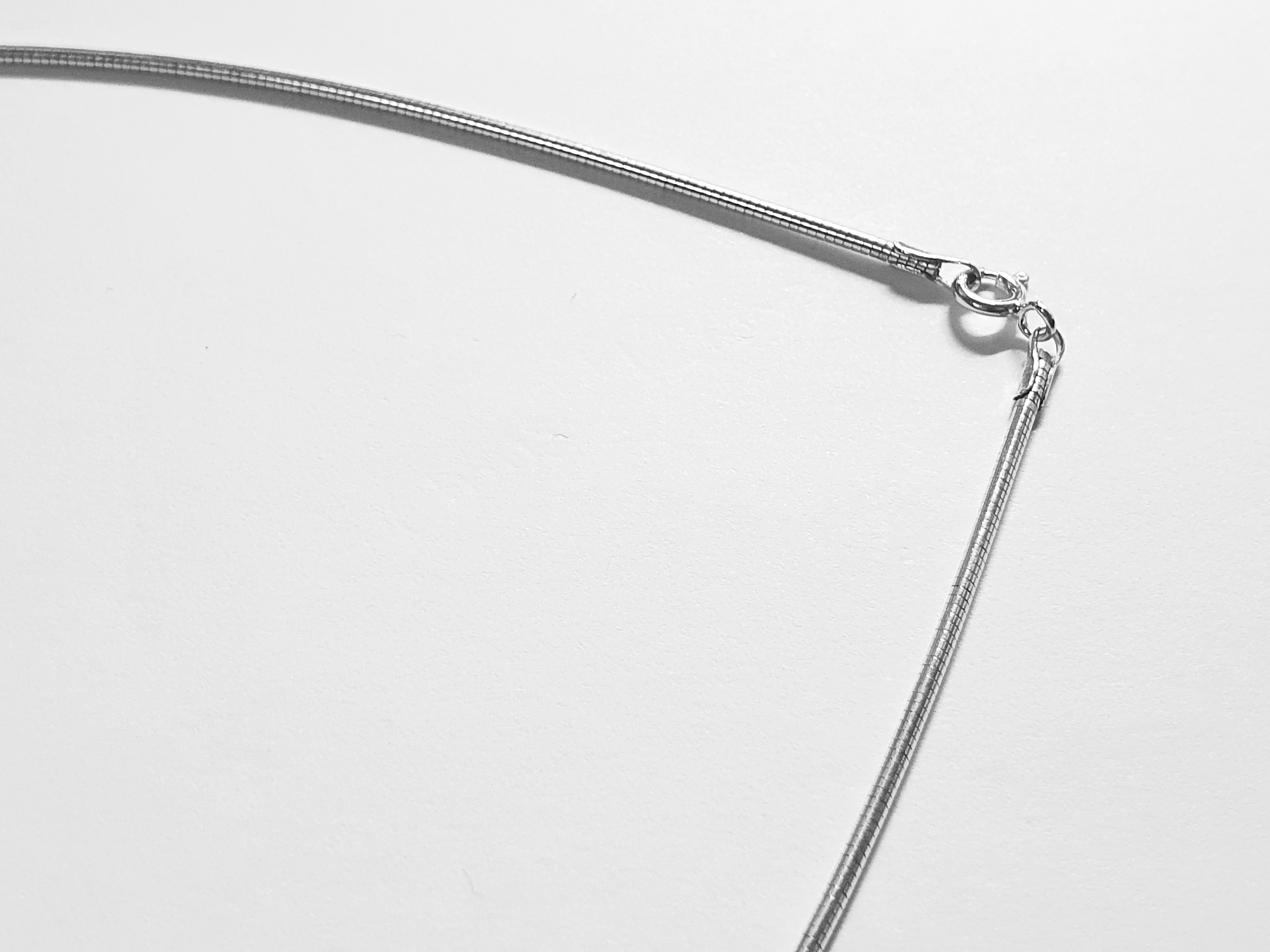 Omegakedja 1,5- 1,6 mm 45 cm styck 925-silver