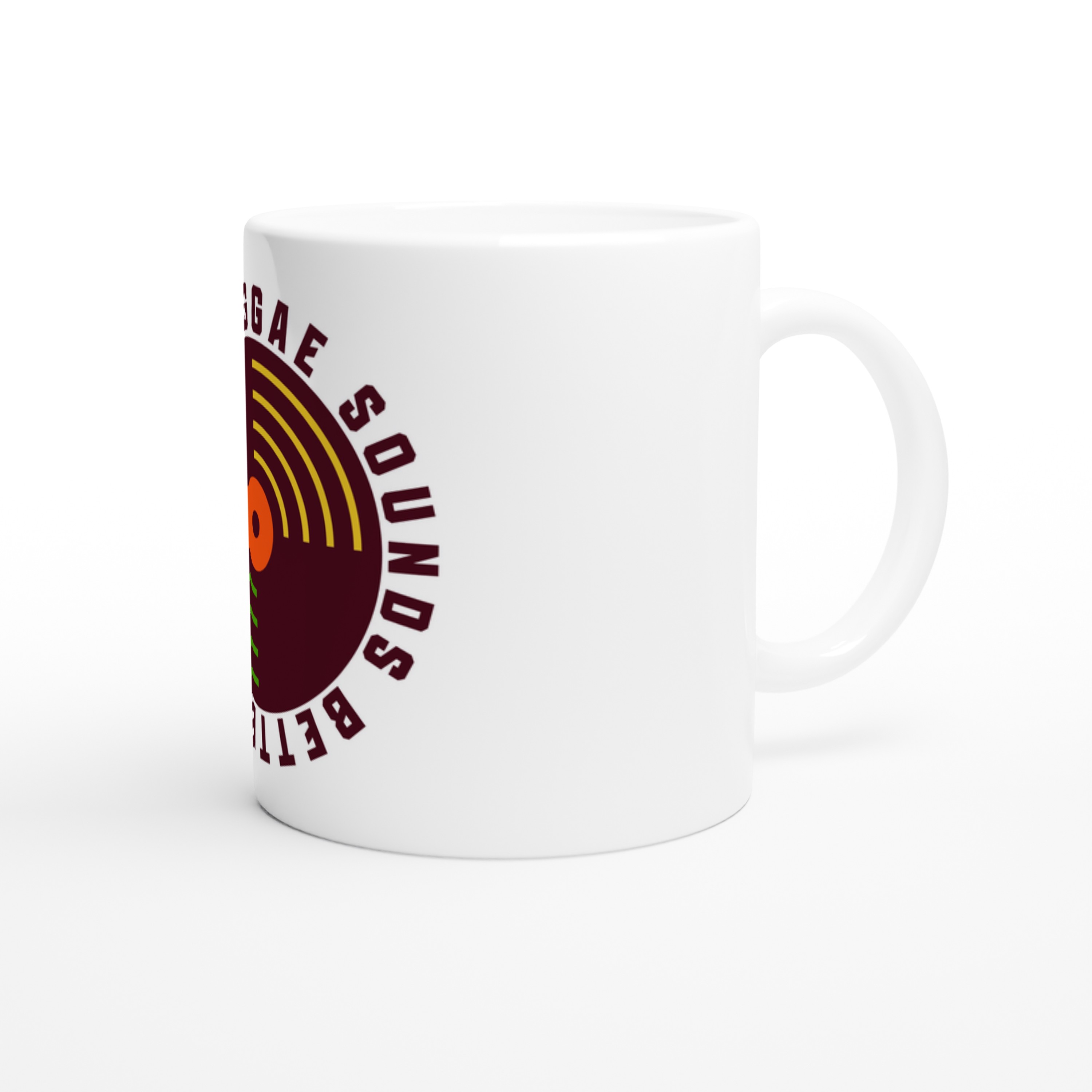 Reggae Sounds Better On Vinyl Coffe Mug - 3