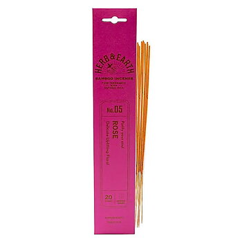 Japansk  Rökelse Pinnar, Herb & Earth - Rose