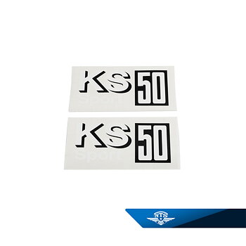 Decal side cover, in pairs, KS50 sport, 529-10187 78-79
