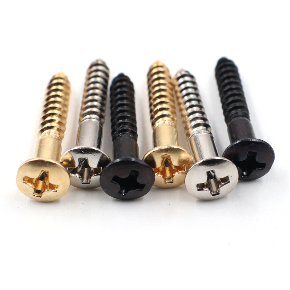 Strap Button Screw (Chrome, Black, Gold)