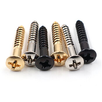 Strap Button Screw (Chrome, Black, Gold)