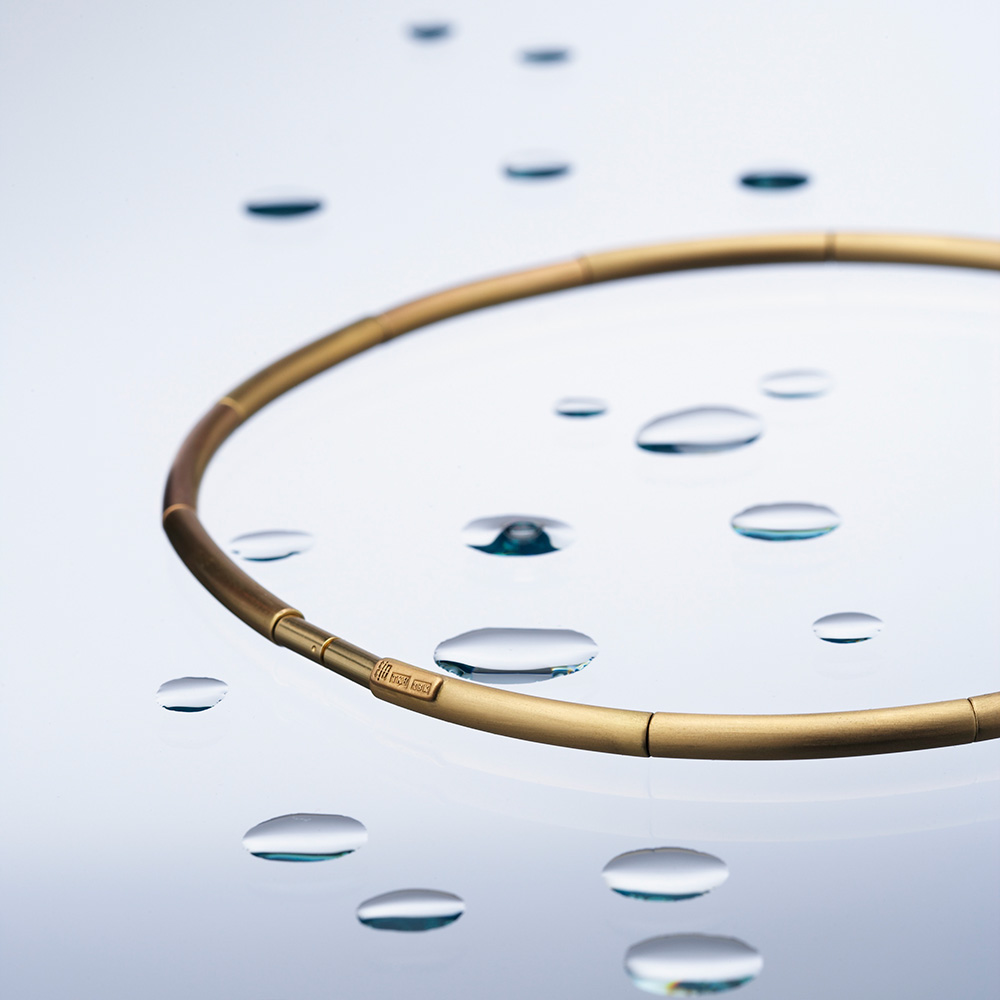 Vattring basic - 18 kt gold necklace 