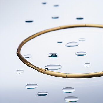 Vattring basic - 18 kt gold necklace 