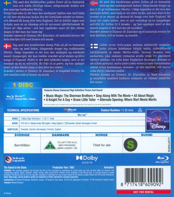 Svärdet I Stenen (Disney) (Blu-ray) - 2