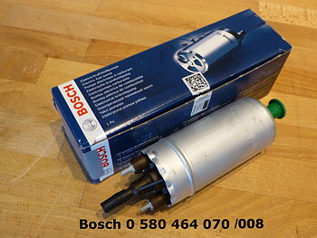 Bränslepump- E motor (utvändig pump)
