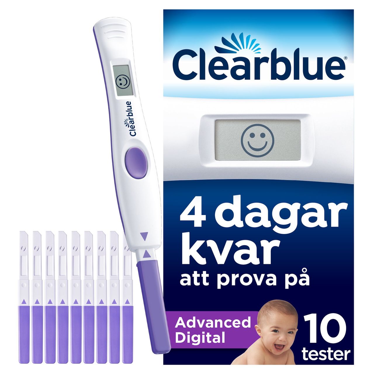 Clearblue digitalt ägglossningstest Advanced 10-pack