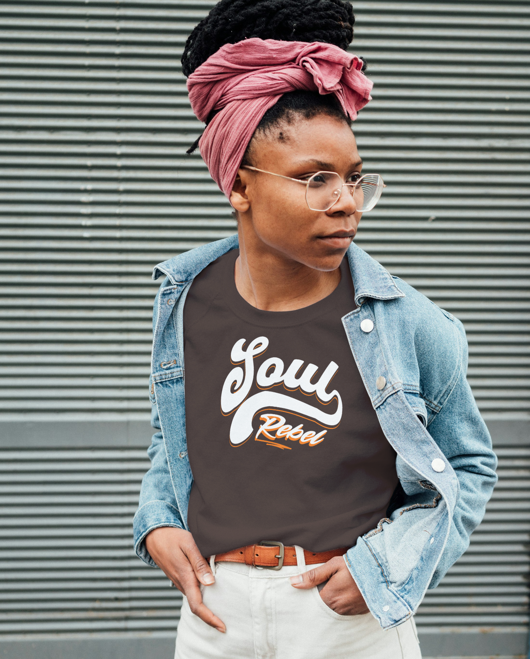 Soul Rebel  T-shirt Dark Chocolate 