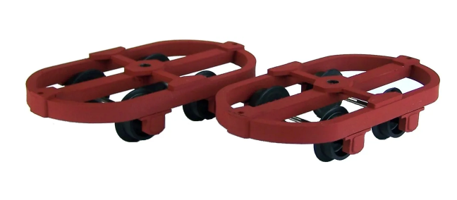 16mm Chassi (2x) för självbygge, 1:19, 32 mm spv