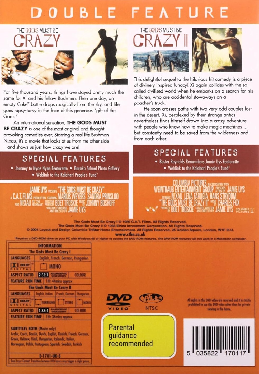 Gudarna Måste Vara Tokiga I & II (2-disc) - 2