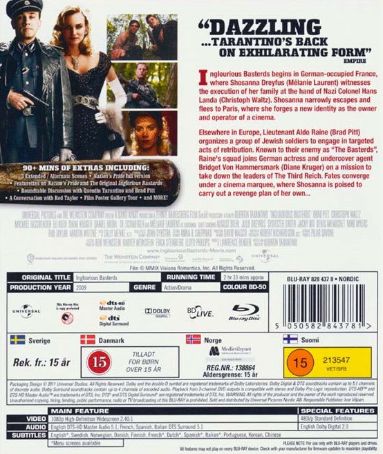 Inglourious Basterds (Blu-ray) - 2