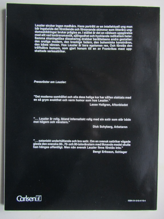 Lauzier En ynglings memoarer - 2