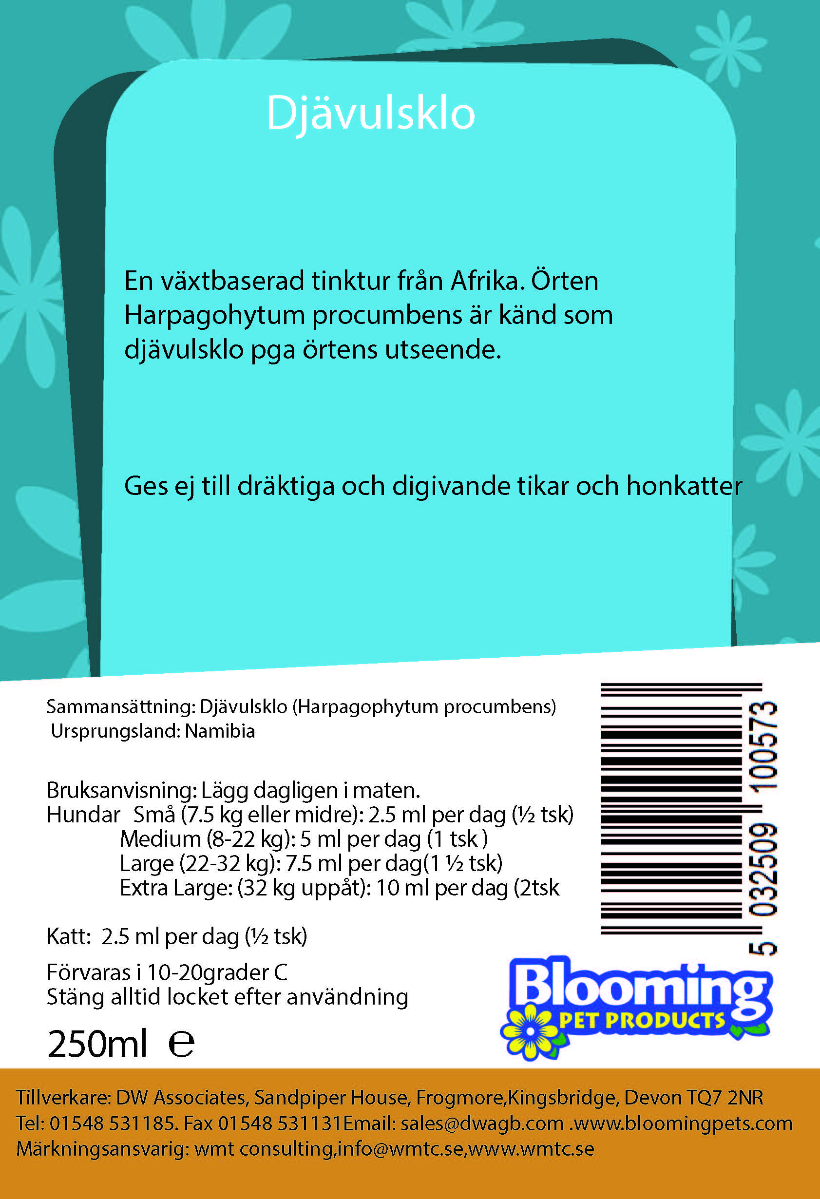 Djävulsklo flytande 250ml - 2