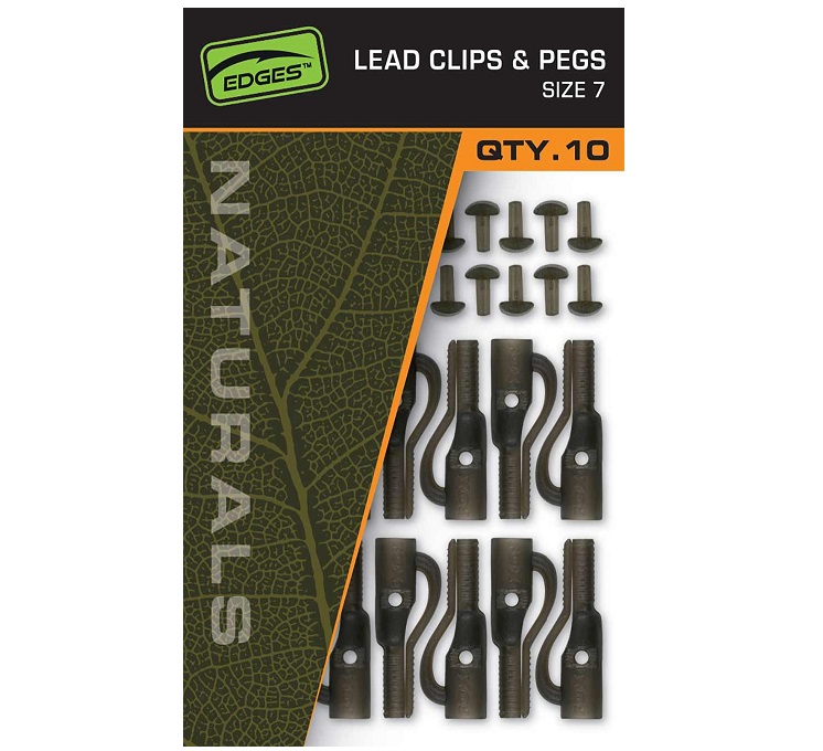 Fox Edges Natural Lead Clips & Pegs