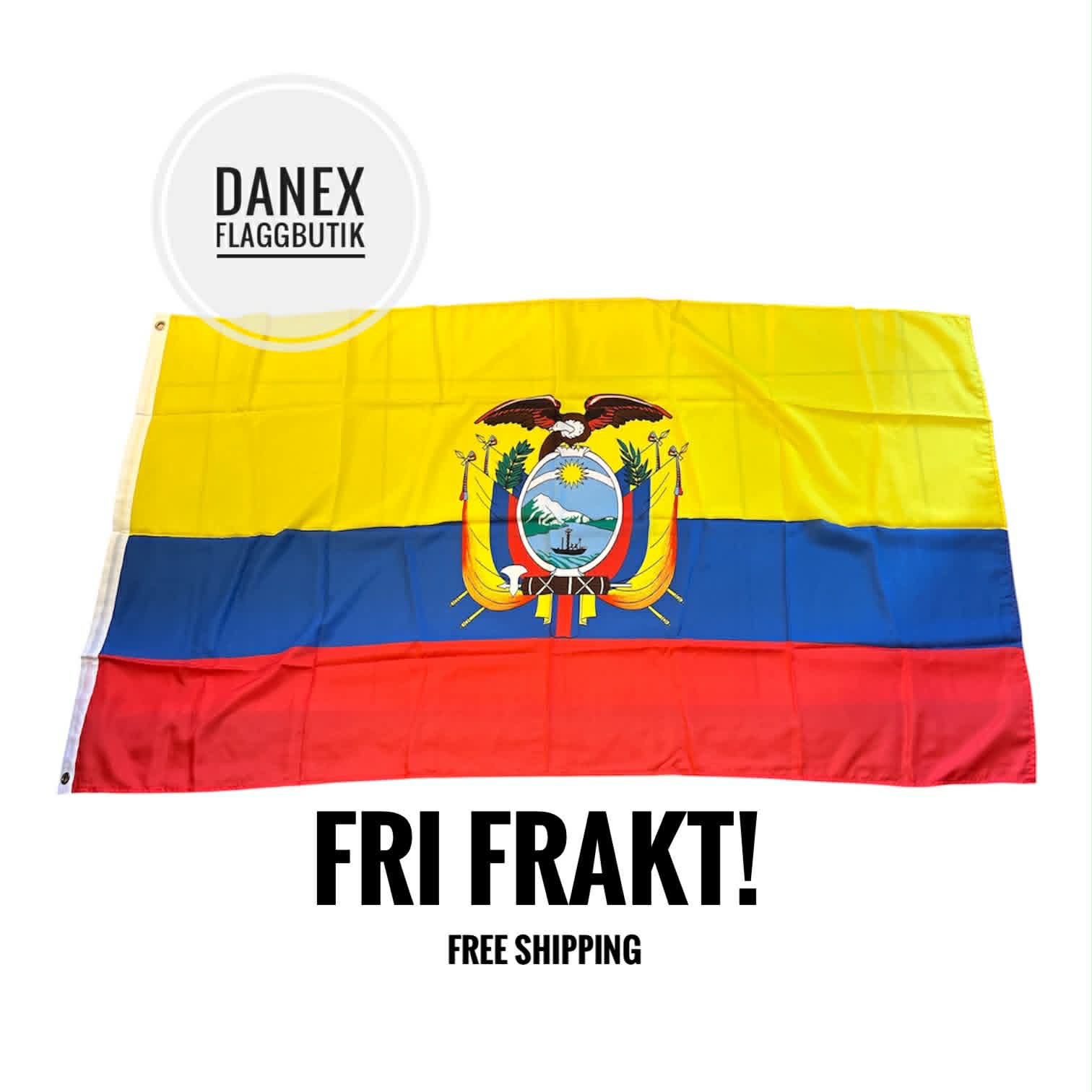 Nationsflagga Ecuador -REA 
