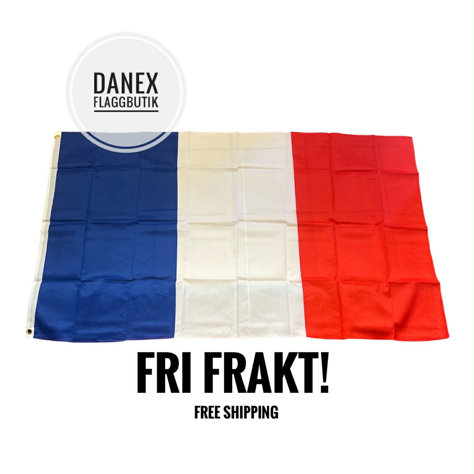 Nationsflagga Frankrike 150x90cm 