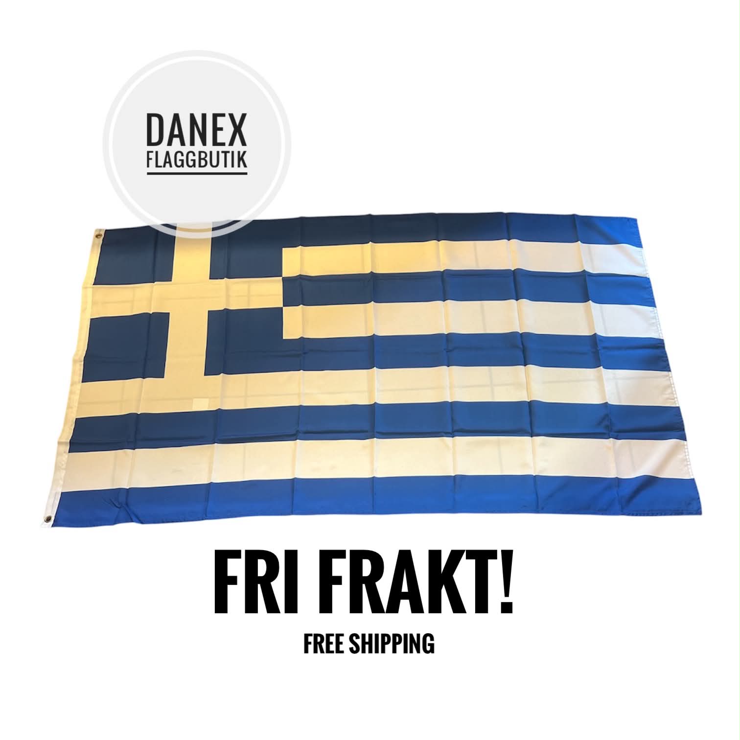 Nationsflagga Grekland 
