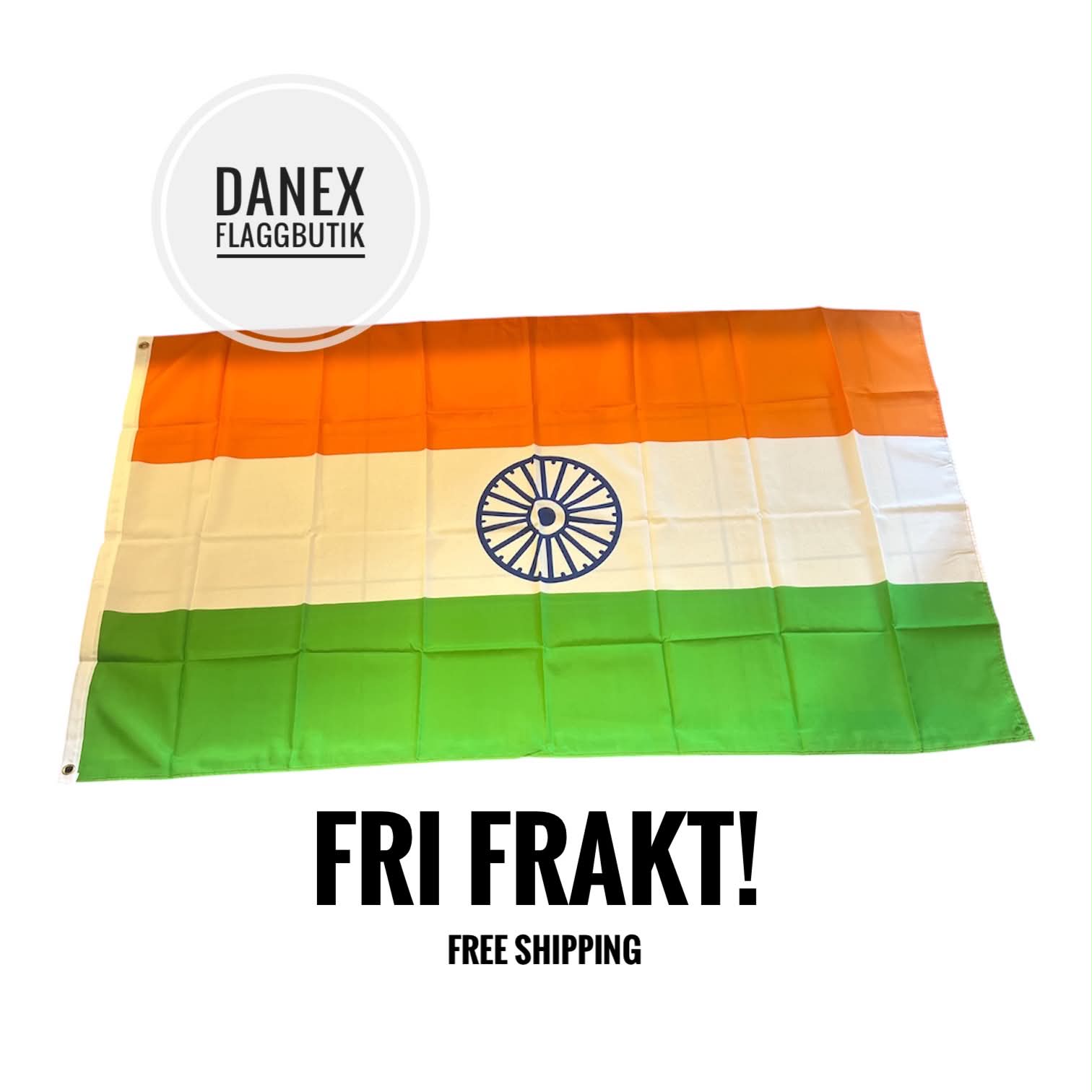 Nationsflagga Indien 