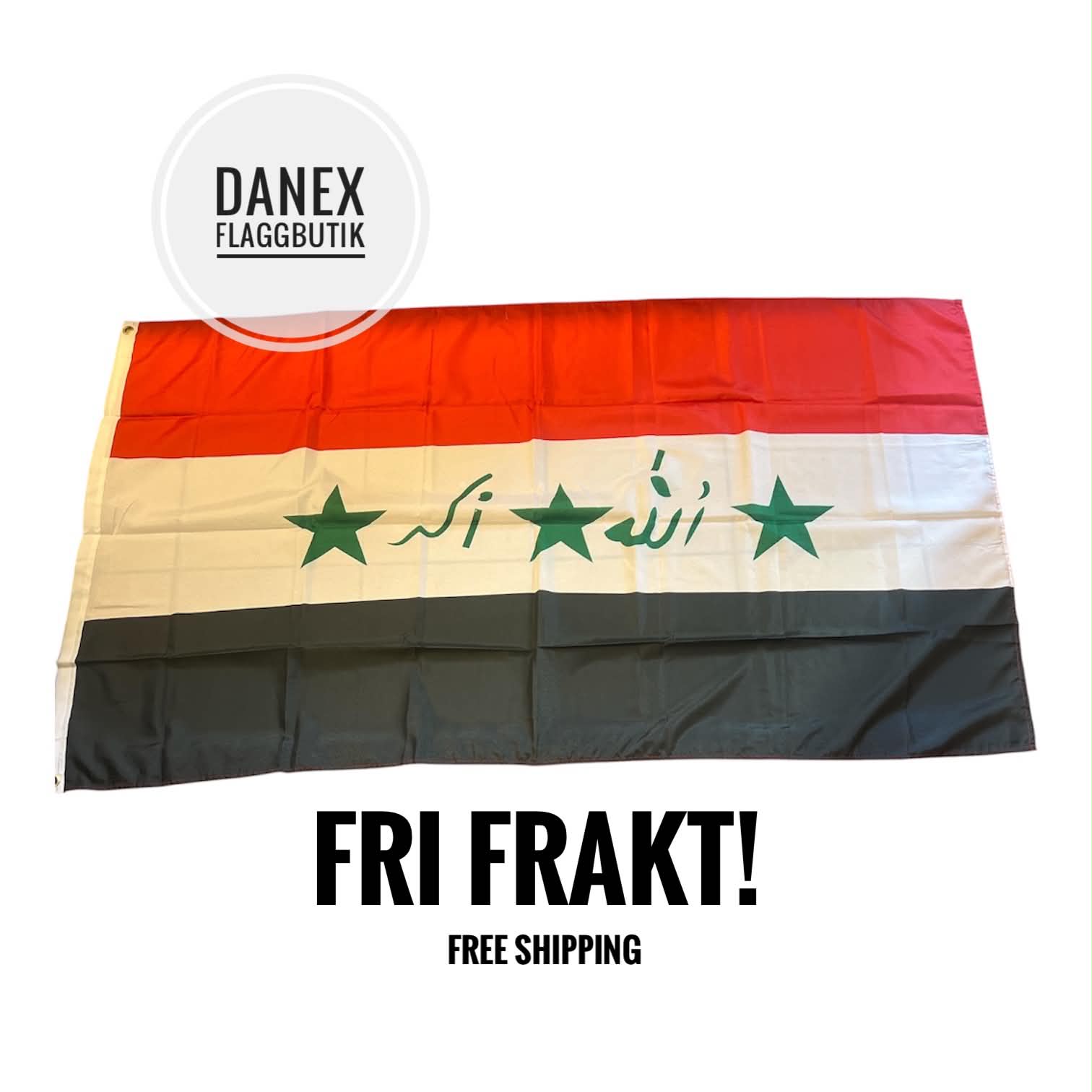 Nationsflagga Irak  ( tidigare flagga)