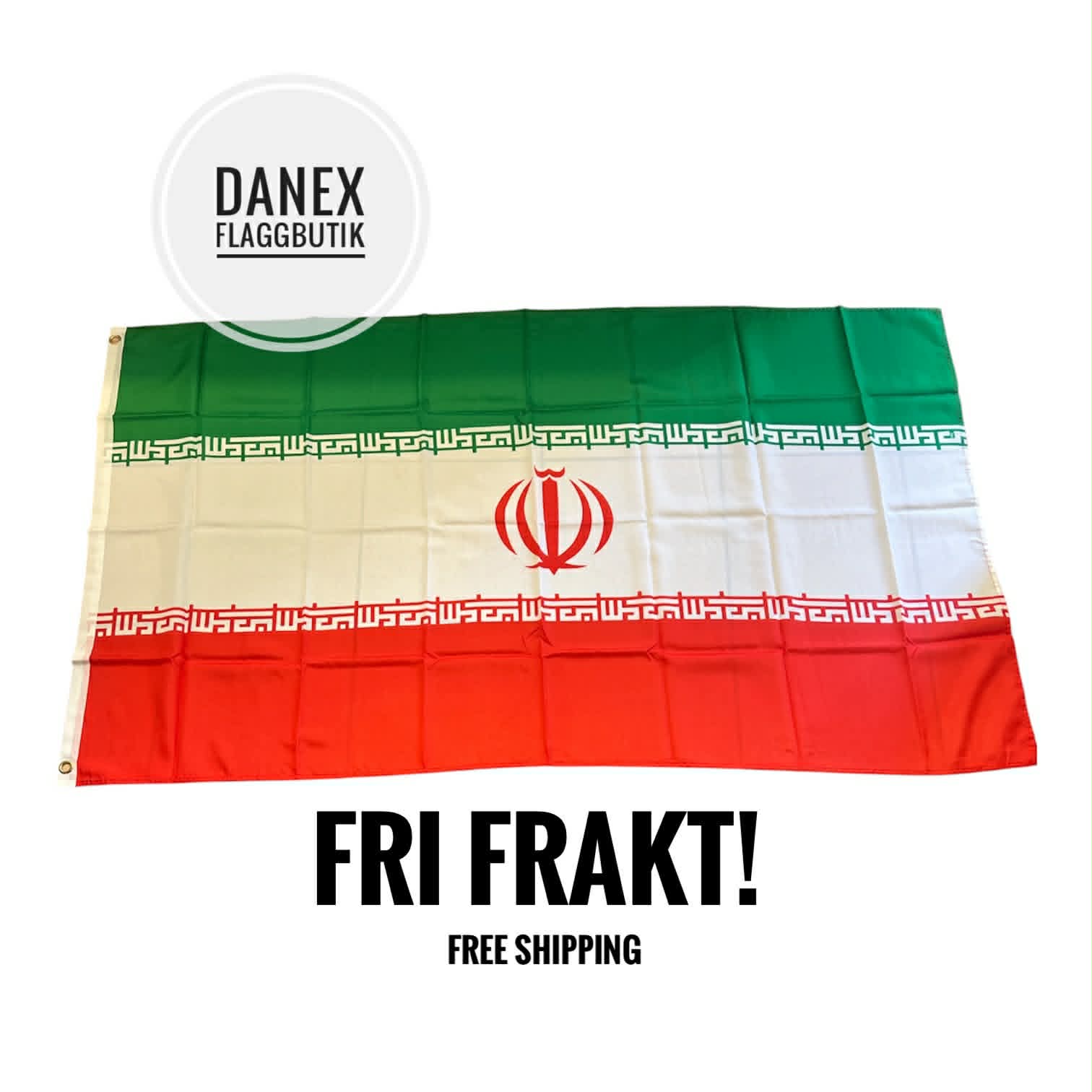 Nationsflagga Iran