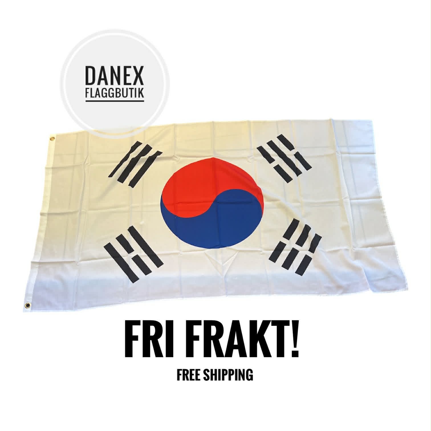 Nationsflagga Sydkorea