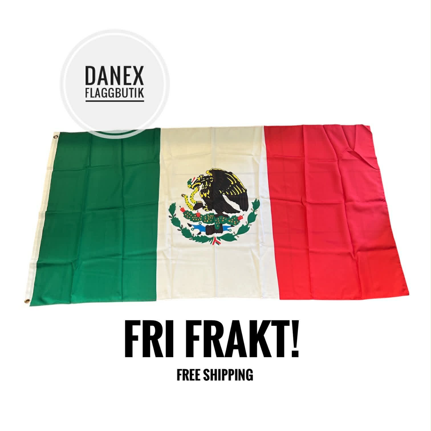Nationsflagga Mexico