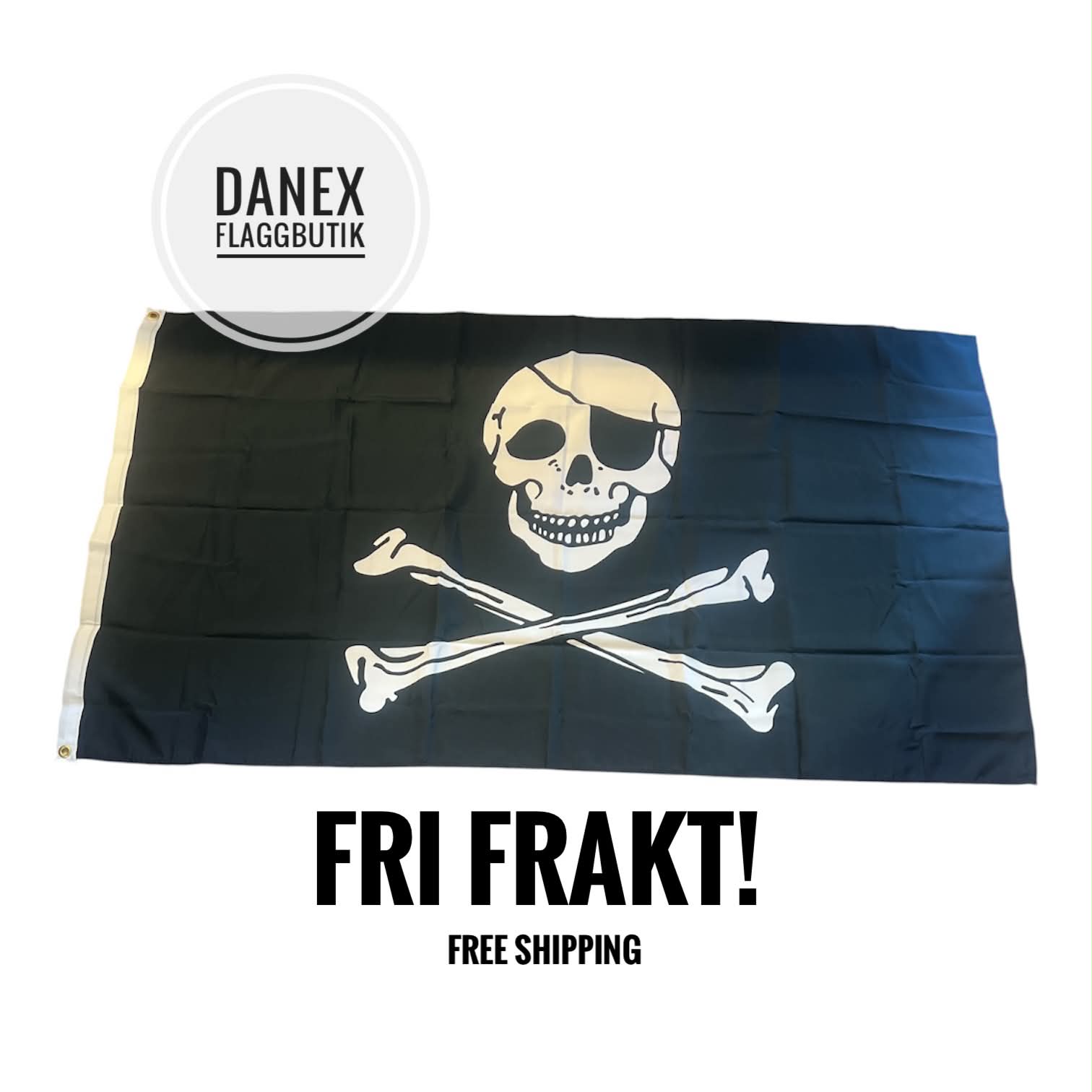 Piratflagga - Döskalle 