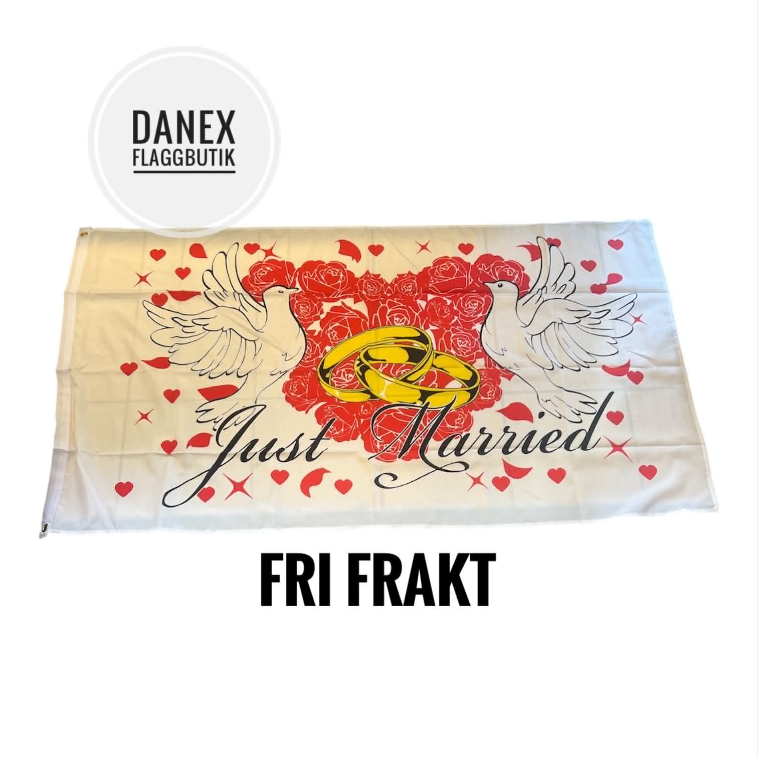 Just Married - Flagga 