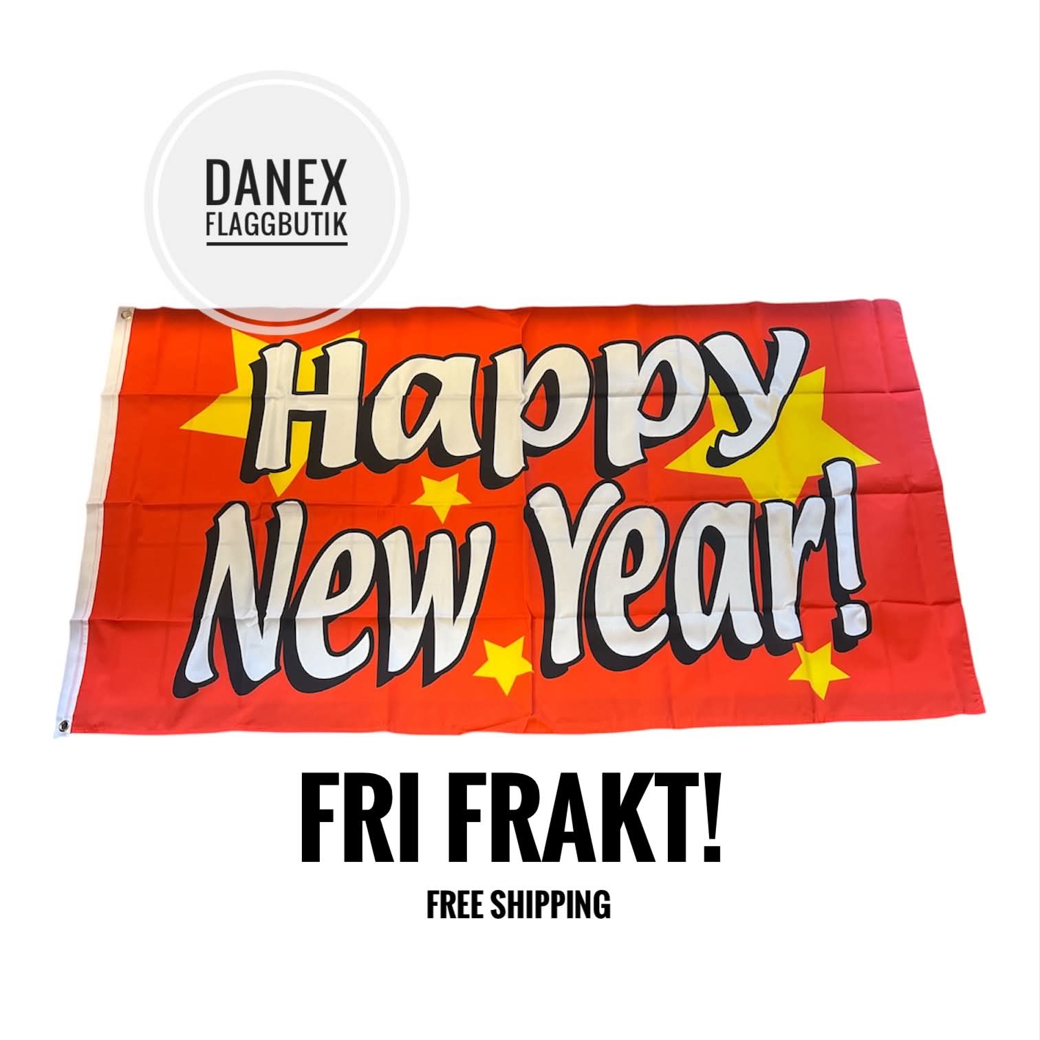 Happy new year - Flagga