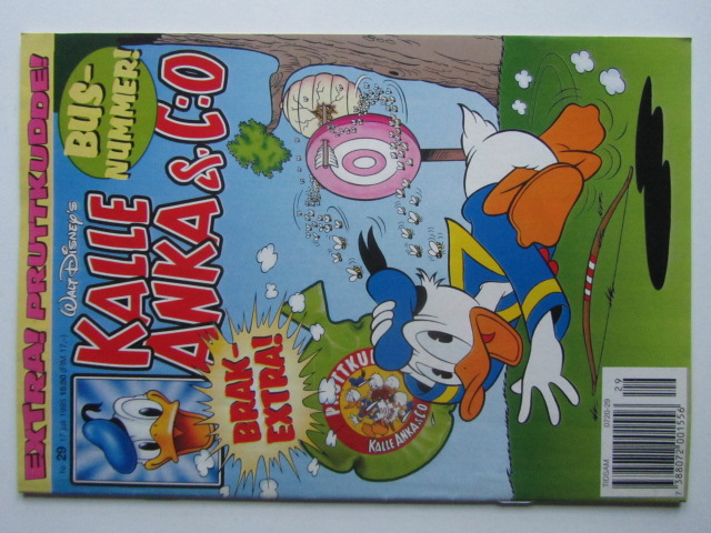 Kalle Anka & Co 1995 29 Med bilaga pruttkudde