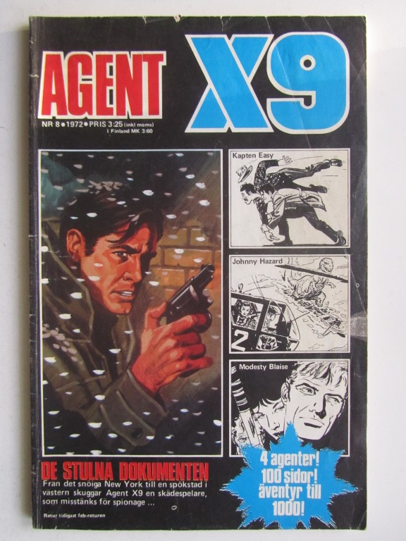Agent X9 1972 08 Vg