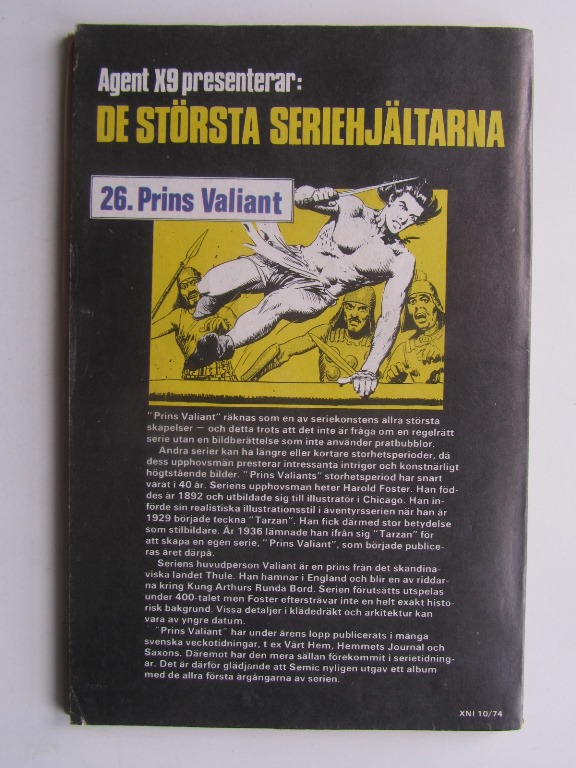 Agent X9 1974 10 Vg+ - 2