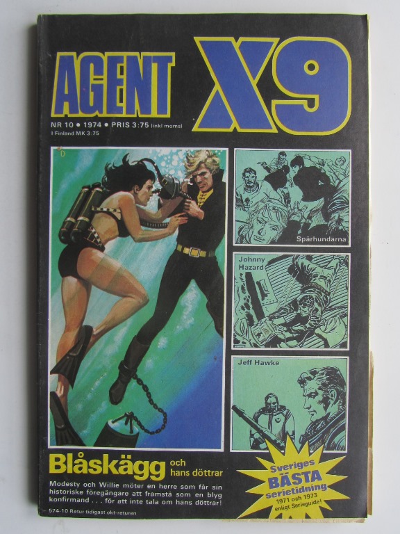 Agent X9 1974 10 Vg+