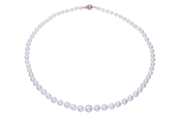 Halskette aus Akoya-Zuchtperlen in Standardqualität mit Goldverschluss 4–8 mm
